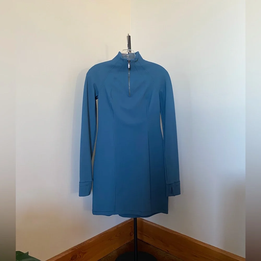 Lululemon Long-sleeve Define Dress Est. XS/4 Blue - Picture 9 of 14